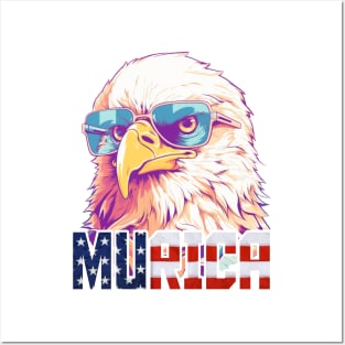 MURICA - Bald eagle number four Posters and Art